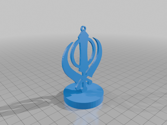 sikh khanda with stand