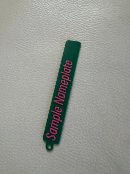 custom nameplate